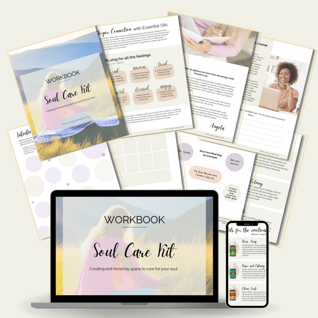 Soul Care Kit -workbook mockup image
